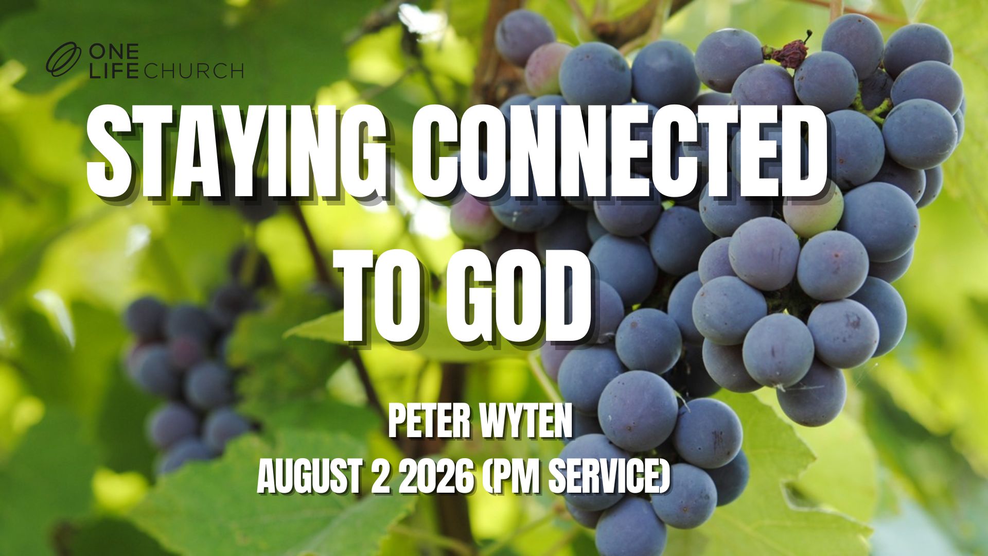 Staying Connected to God